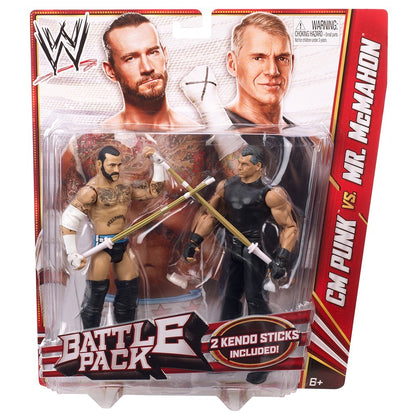 CM Punk & Mr McMahon - WWE Battle Pack Series #23 Action Figures