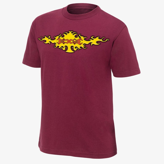 Edge - Edgehead - Mens Retro WWE T-Shirt (Maroon)