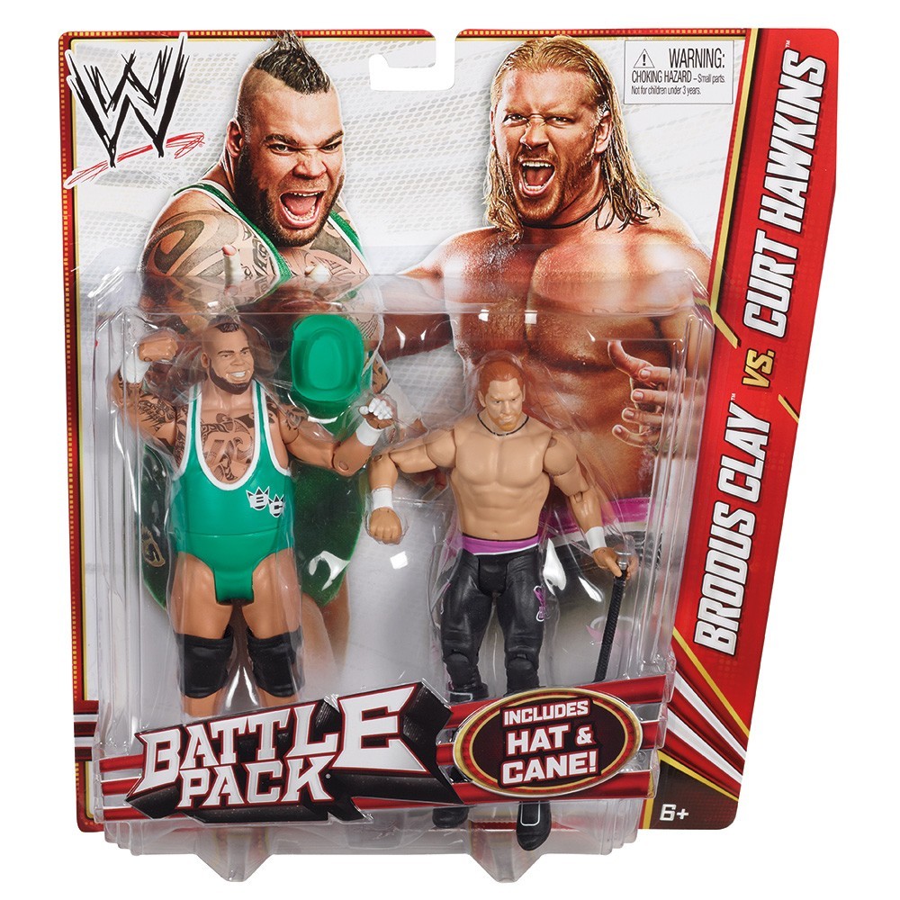 Curt Hawkins & Brodus Clay WWE Battle Pack Series #20 Action Figure