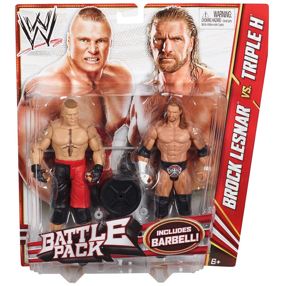 Brock Lesnar & Triple H WWE Battle Pack Series #20 Action Figures