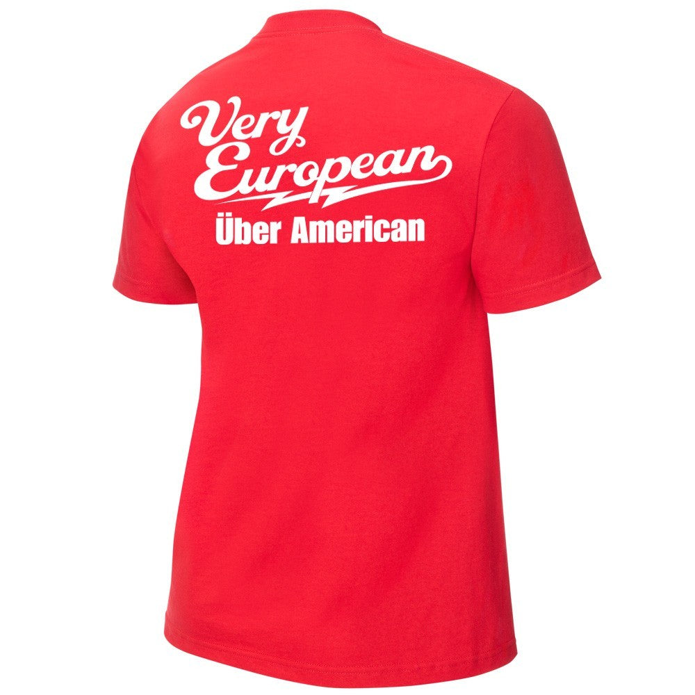 Antonio Cesaro - Very European, über American - Mens Authentic WWE T-Shirt