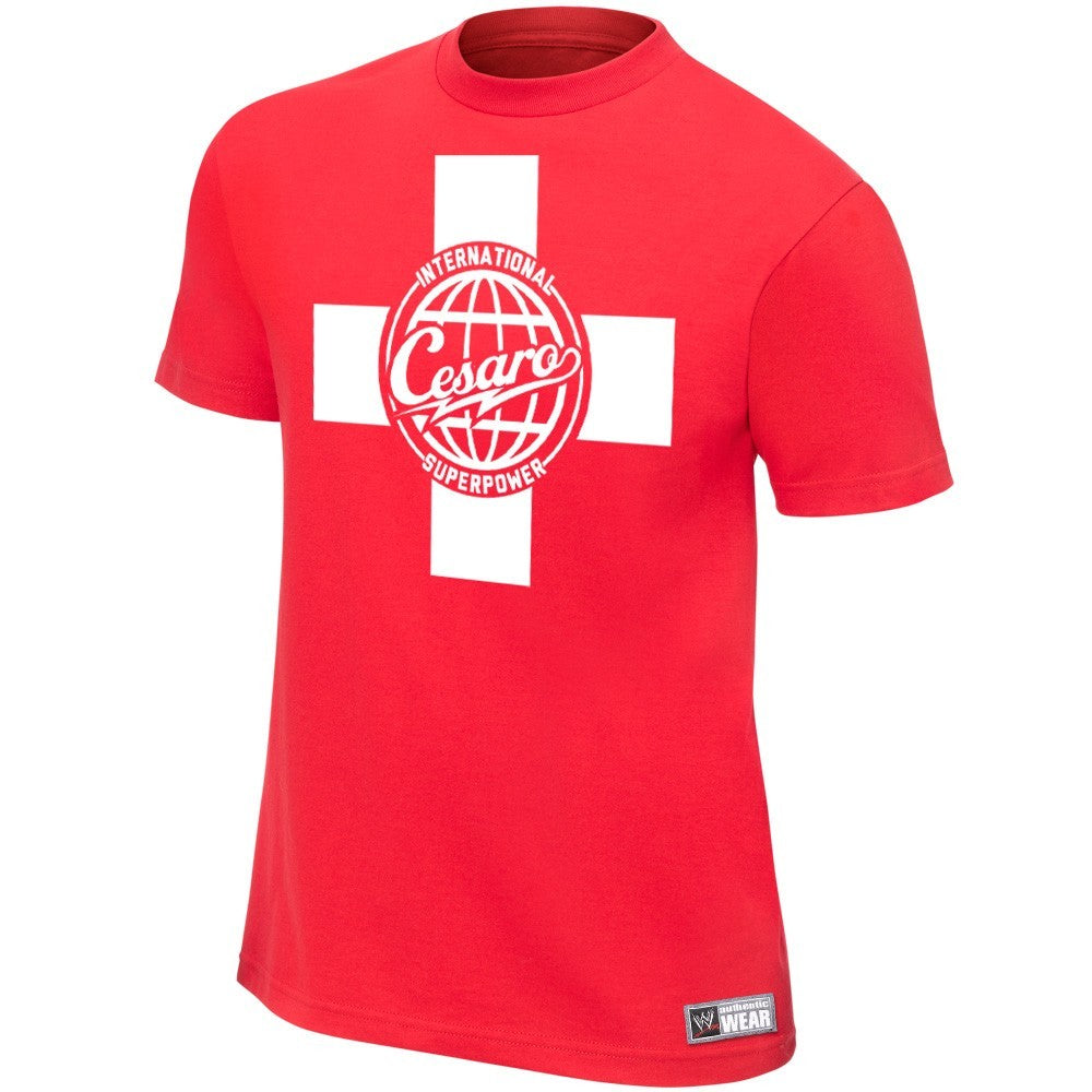 Antonio Cesaro - Very European, über American - Mens Authentic WWE T-Shirt