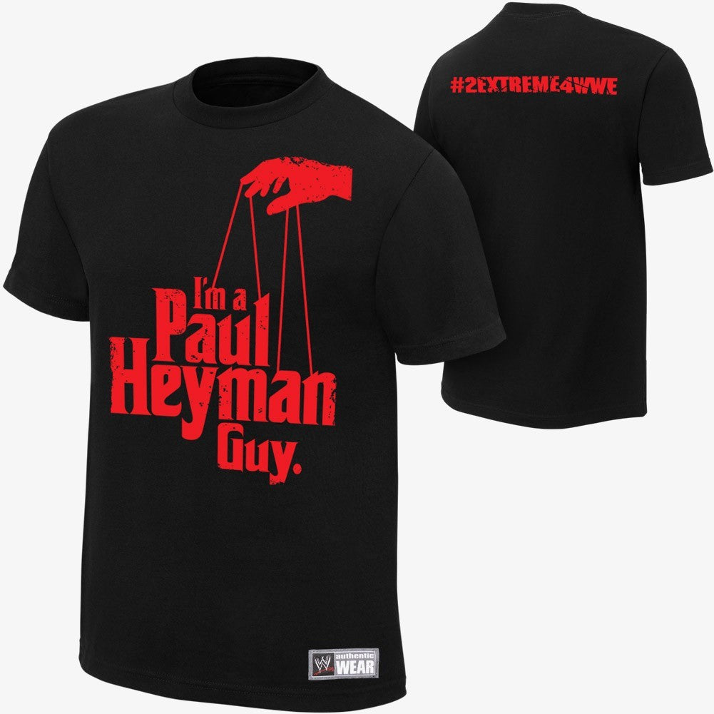 Paul Heyman - 2 Extreme - Mens Authentic WWE T-Shirt