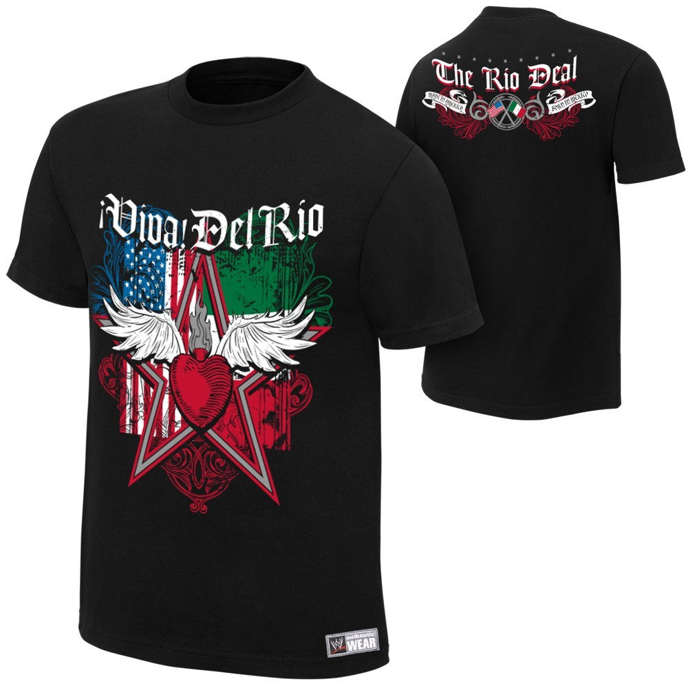 Alberto Del Rio - The Rio Deal - Mens Authentic WWE T-Shirt