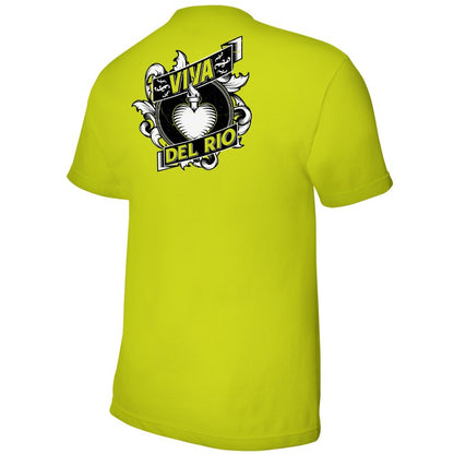 Alberto Del Rio - Viva Del Rio - Mens Authentic WWE T-Shirt (Yellow)