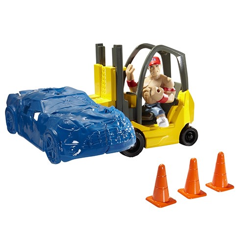 WWE Rumblers Forklift Smashdown Play Set (With John Cena)