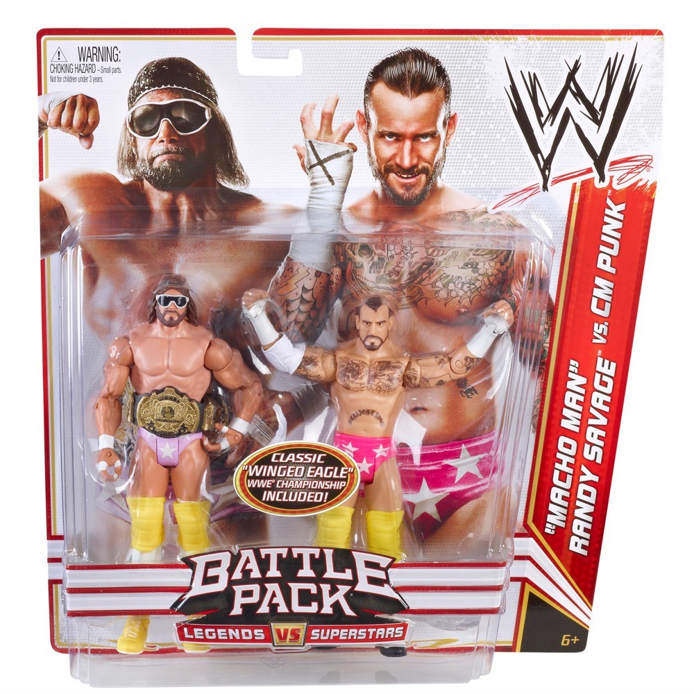 CM Punk & Randy Savage WWE Battle Pack #14 Action Figures