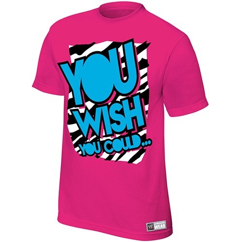 Dolph Ziggler - You Wish You Could - Mens Authentic WWE T-Shirt (Pink)