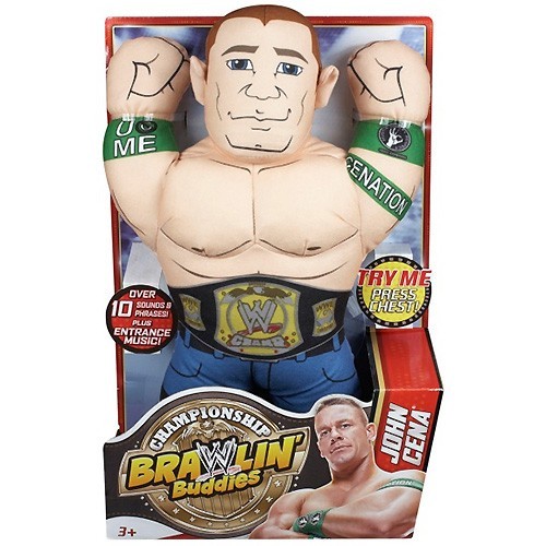 John Cena - WWE Brawlin Buddies Plush Figure (Champion)