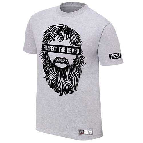 Daniel  Bryan - Respect the Beard  - Mens Authentic WWE T-Shirt