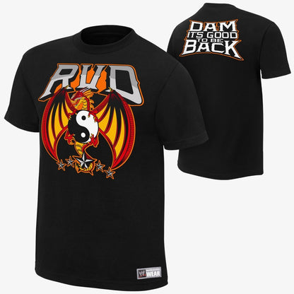 Rob Van Dam - It's Good To Be Back  - Mens Authentic WWE T-Shirt