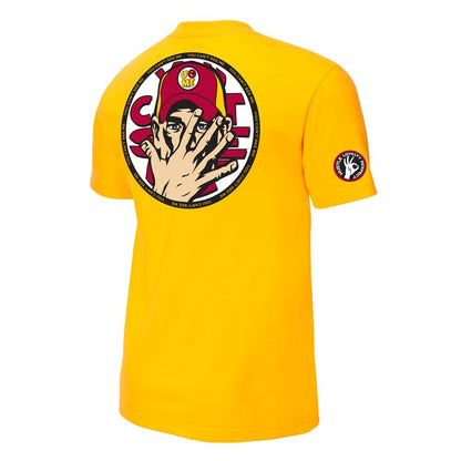 John Cena "U Can't C Me" Gold Kids WWE Authentic T-Shirt