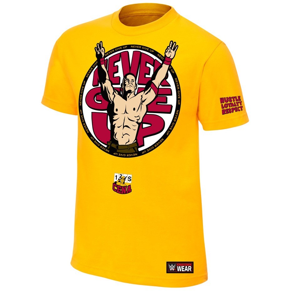 John Cena "U Can't C Me" Gold Kids WWE Authentic T-Shirt