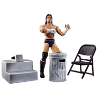 CM Punk Hook Throwin' with Chair/Steps/Bin WWE Flex Force Series #1