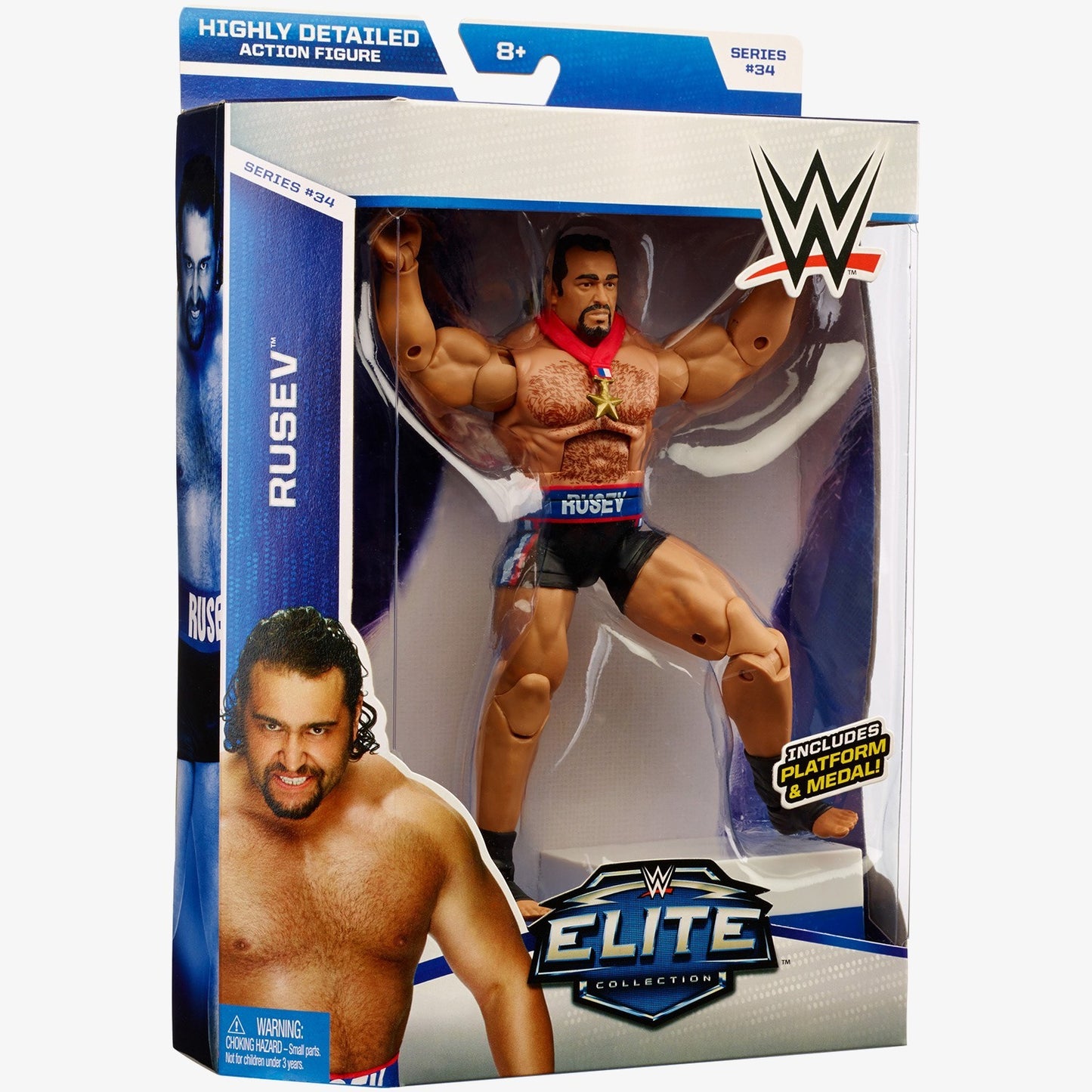 Rusev WWE Elite Collection Series #34 Action Figure