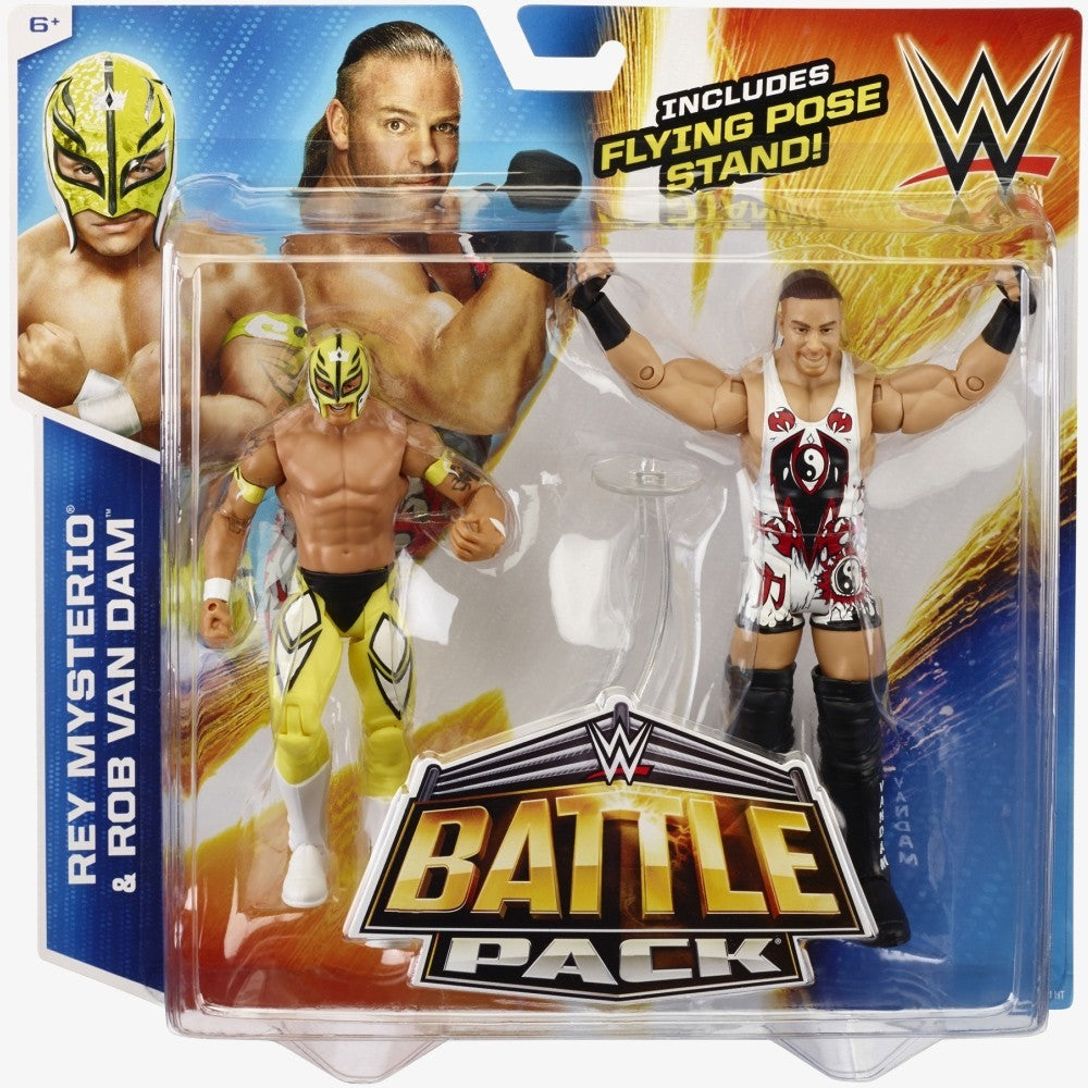 Rey Mysterio &amp; Rob Van Dam - WWE Battle Pack Series #33 Action Figures