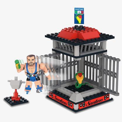 Santino Marella - Cobra Cage -  WWE StackDown Figure Construction (70 pcs)