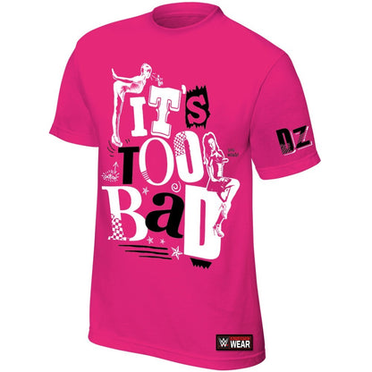 Dolph Ziggler - It's Too Bad I'm Too Good - Mens Authentic WWE T-Shirt (Pink)