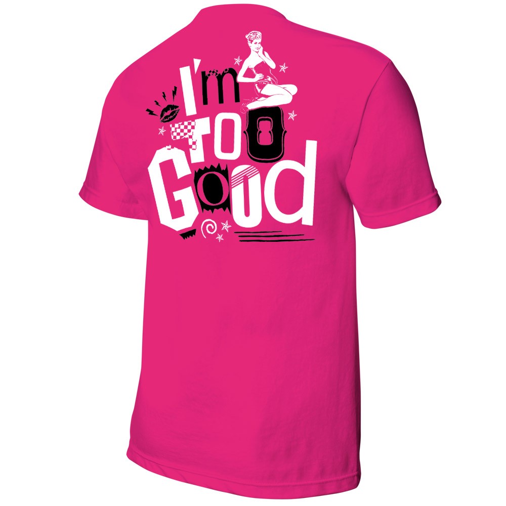 Dolph Ziggler - It's Too Bad I'm Too Good - Mens Authentic WWE T-Shirt (Pink)