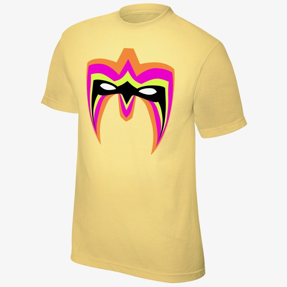 Ultimate Warrior - Parts Unknown  - Mens Authentic WWE T-Shirt (Yellow)