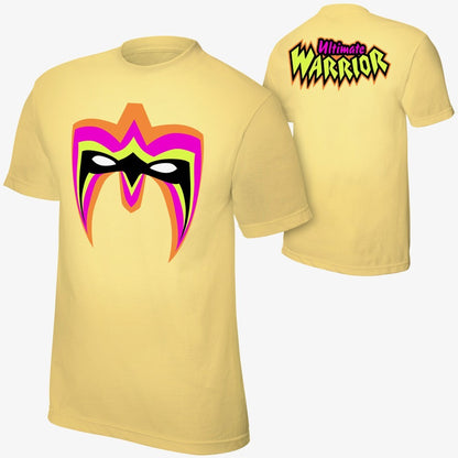 Ultimate Warrior - Parts Unknown  - Mens Authentic WWE T-Shirt (Yellow)