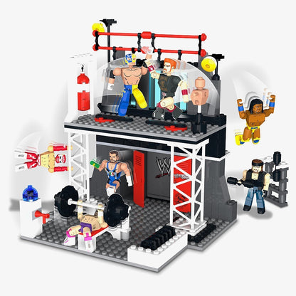 Train and Rumble Playset -  WWE StackDown Figure Construction