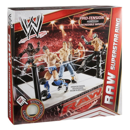 WWE Raw Superstar Wrestling Ring Playset