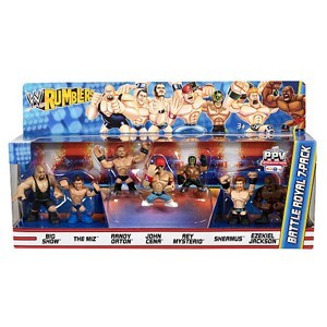 WWE Rumblers Battle Royal    7-Pack Action Figures