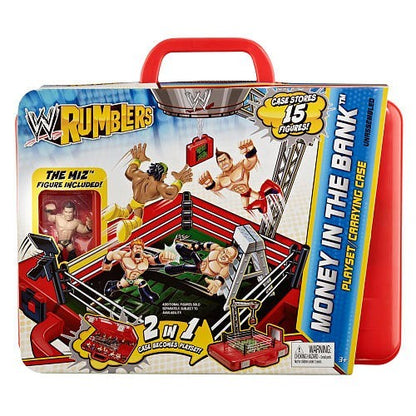 WWE Rumblers Money in the Bank Ring & Case Playset (With The Miz Figure)