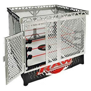 WWE Steel Cage Match Ring Playset (Includes John Cena & Randy Orton Action Figures)