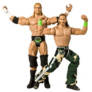 D-Generation X: Triple H & Shawn Michaels WWE Basic Twin-pack Series #5 Action Figures