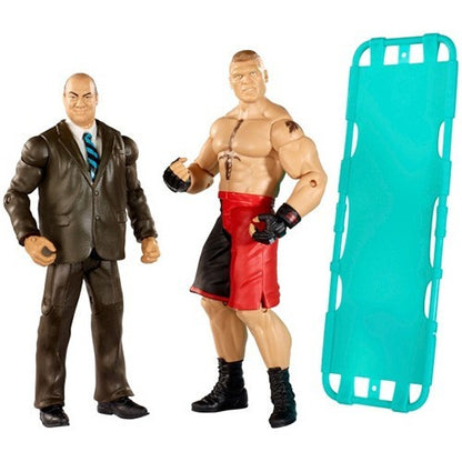 Brock Lesnar & Paul Heyman - WWE Battle Pack Series #25 Action Figures