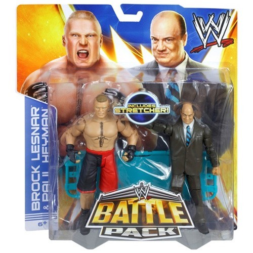 Brock Lesnar & Paul Heyman - WWE Battle Pack Series #25 Action Figures