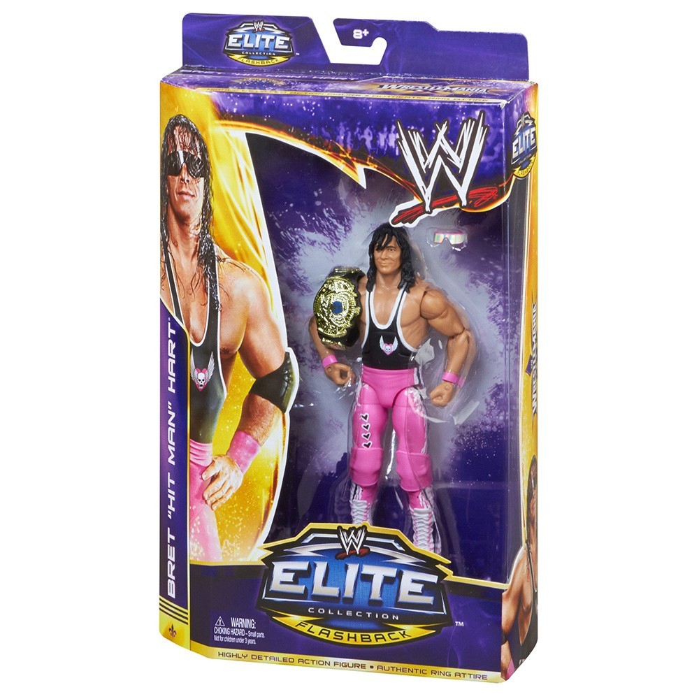 Bret Hitman Hart - Wrestlemania 30 - WWE Elite Collection Action Figure