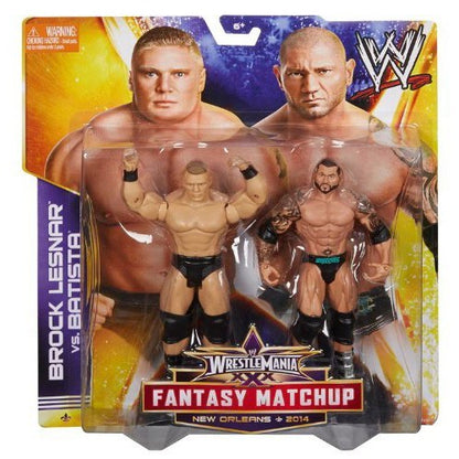 Brock Lesnar vs Batista - WWE WrestleMania 30 Fantasy Matchup Battle Pack