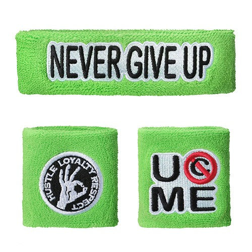 John Cena - Neon - WWE Sweatband Set (Green)