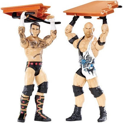 CM Punk & Ryback - WWE Battle Pack Series #29 Action Figures (Includes Table)