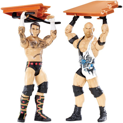 CM Punk & Ryback - WWE Battle Pack Series #29 Action Figures (Includes Table)