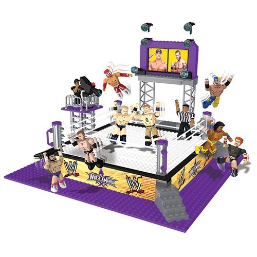 WWE StackDown WrestleMania 30 Ring Playset - Figure Construction (359 ...