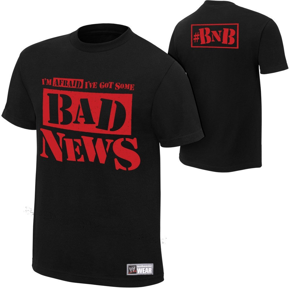 Bad News Barrett - Mens Authentic WWE T-Shirt