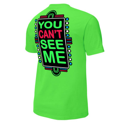 John Cena - Neon Green - Mens Authentic WWE T-Shirt