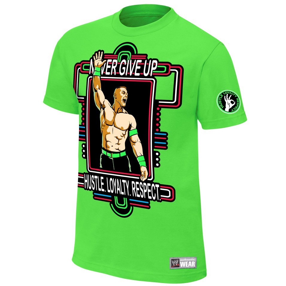 John Cena - Neon Green - Kids WWE Authentic T-Shirt – wrestlingshop.com