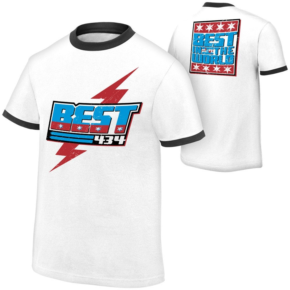 Newest CM Punk WWE Authentic T-shirt Mens 2