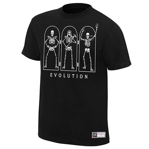 Evolution - Adapt or Perish - Mens Authentic WWE T-Shirt