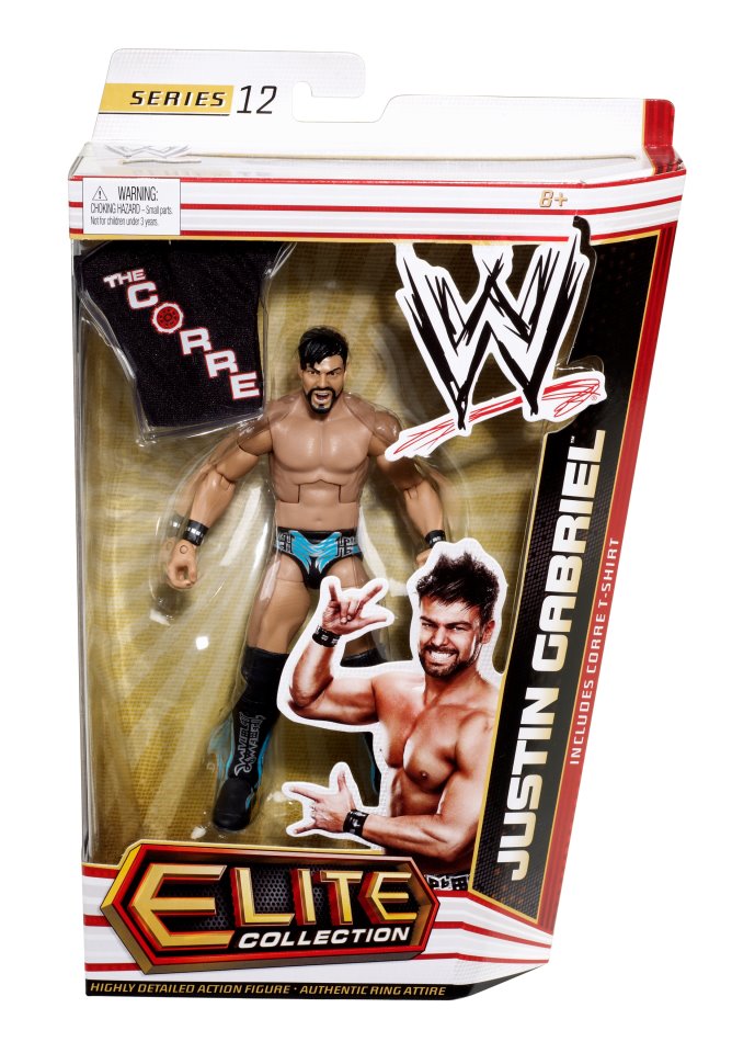Justin Gabriel WWE Elite Collection Series #12 Action Figure