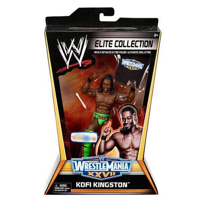 Kofi Kingston WWE Elite Collection WrestleMania 27 Series Action Figure