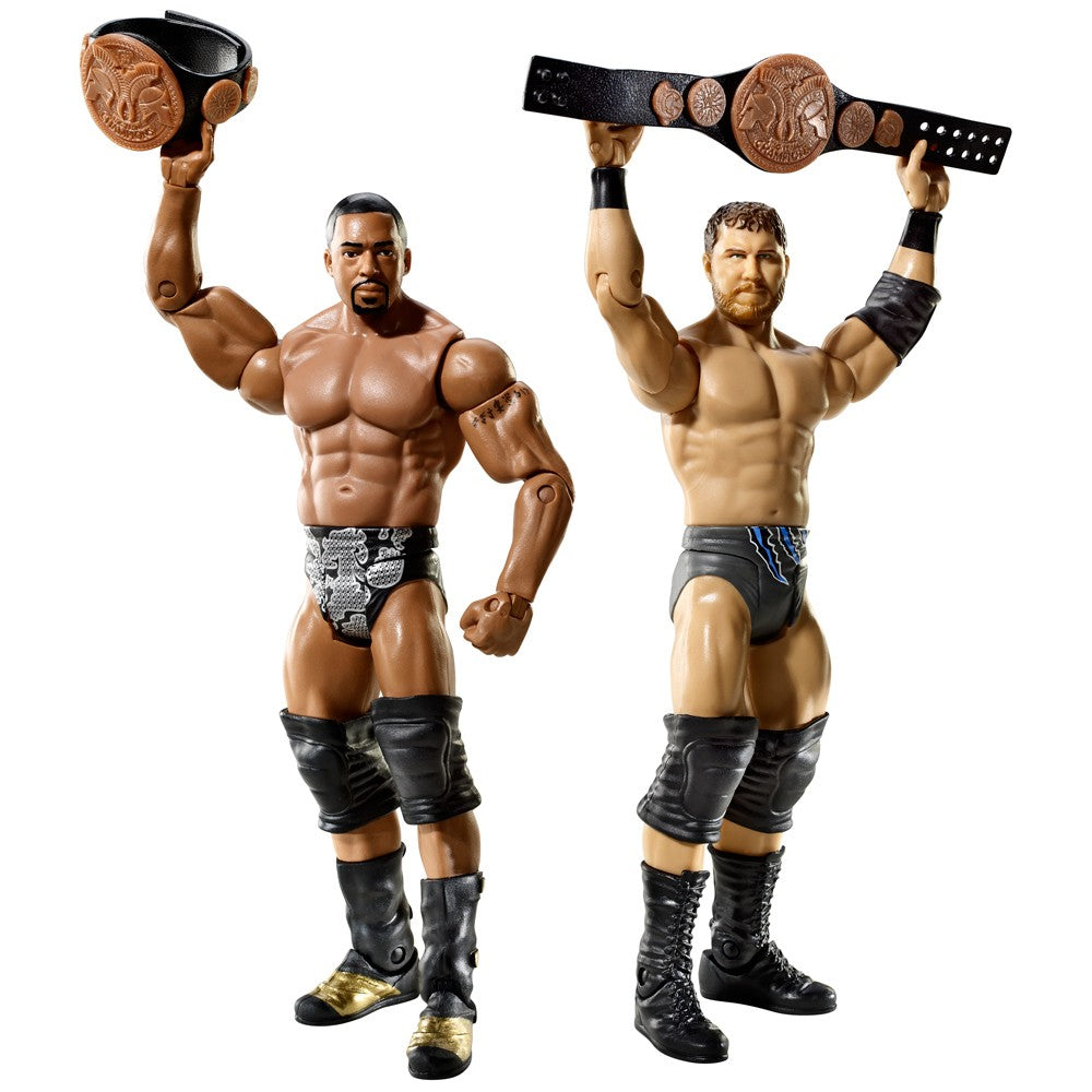 Michael McGuillicuty & David Otunga (with Tag Belts) WWE Twin-pack Series #16 Action Figures