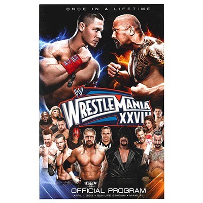 Official WWE WrestleMania 28 Pay Per View Program