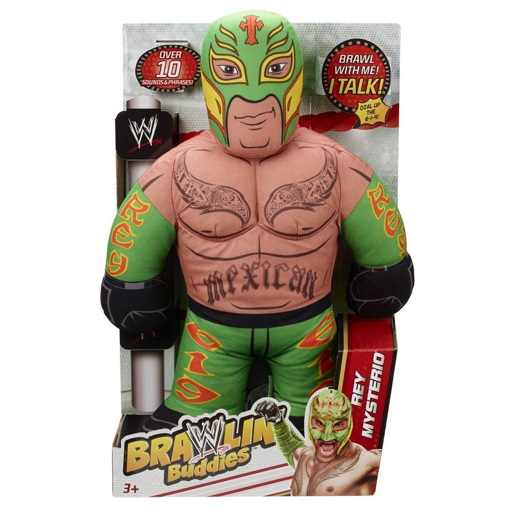 Rey Mysterio - WWE Brawlin Buddies Plush Figure (Green)