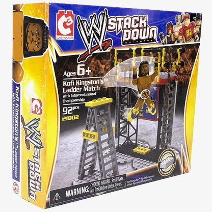 Kofi Kingston - Ladder Match -  WWE StackDown Figure Construction (92 pcs)